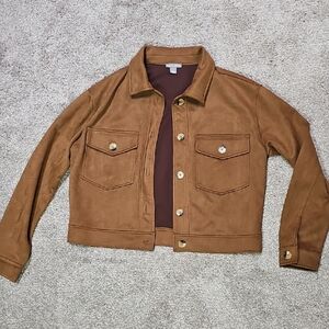 Falls Creek Tan Shirt Jacket